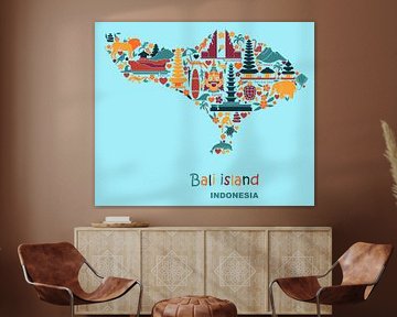 Bali in vorm en kleur van Stef van Campen