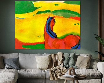Franz Marc - Paard in landschap van Peter Balan
