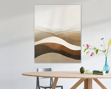 Geschichtete Erde Gelassenheit