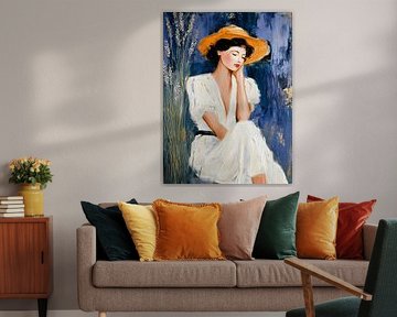 Lavender Daydream, portrait romantique