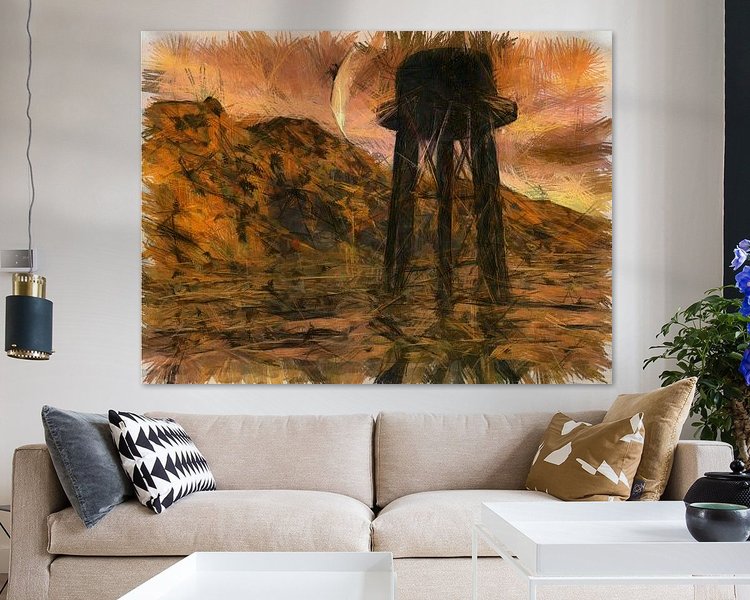 Example of the artwork in a room