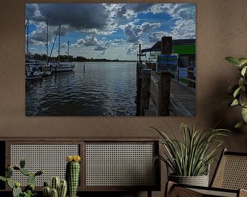 Harbour of the island of Poel by Jürgen Hüsmert