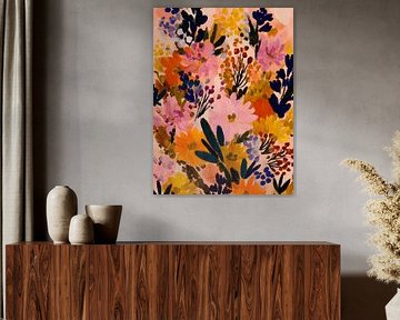 Ausdrucksstarkes Wildblumenmuster von Gypsy Galleria