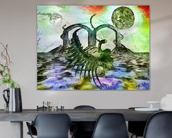 Example of the artwork in a room