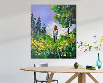 Lente wandeling van pol ledent