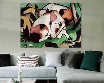 Franz Marc - Slapende koeien van Peter Balan