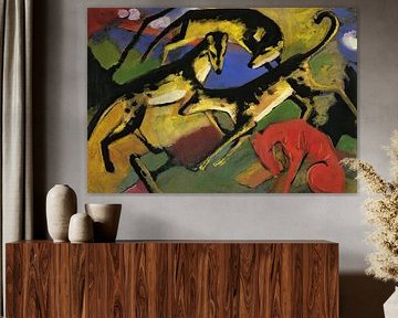 Franz Marc - Spelende honden van Peter Balan
