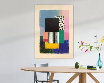 Abstracte kleurblokken - Modern ontwerp van Niklas Maximilian