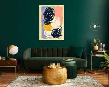 Wirbelnde Pinselstriche – Abstrakte Malerei von Niklas Maximilian