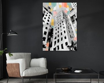 Abstract cityscape by Niklas Maximilian