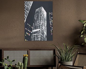 Monochrome high-rise abstract by Niklas Maximilian