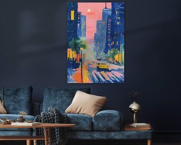 Sunset Stadtstraße by Niklas Maximilian