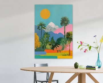 Colourful tropical landscape by Niklas Maximilian