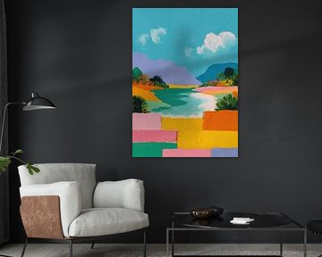 Colourful landscape by Niklas Maximilian