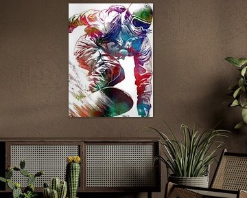 Snowboard Sport Kunst #snowboard