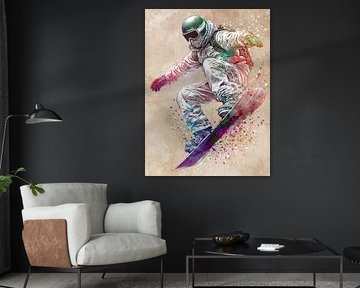 Snowboard Sport Kunst #snowboard