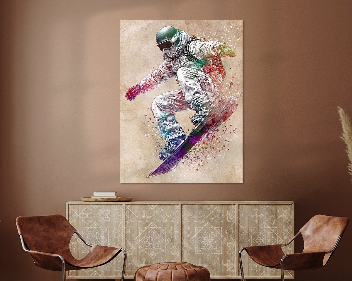 Example of the artwork in a room