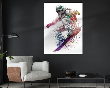 Snowboard Sport Kunst #snowboard