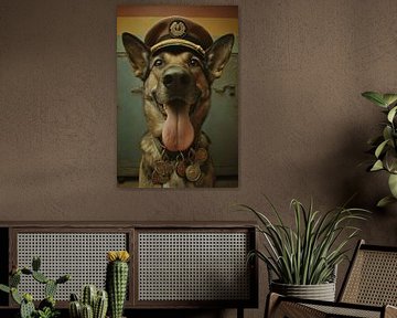 Militärhundeporträt - Deutscher Schäferhund