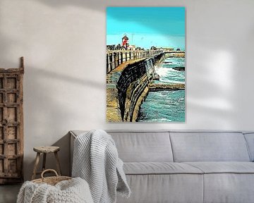 Green Point in Kaapstad gemengde techniek van Werner Lehmann