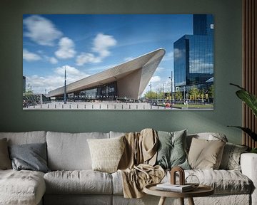 Het centraal station van Rotterdam