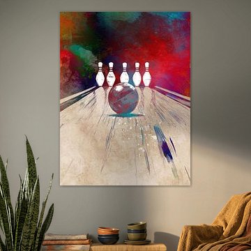 Bowling sport art #bowling #sport
