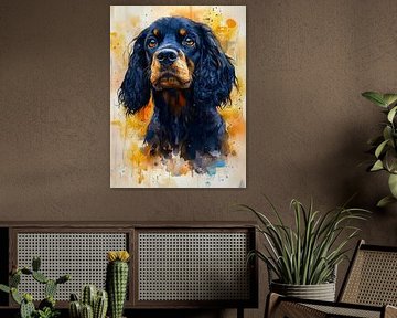 Cocker Spaniel hond dierenkunst #hond