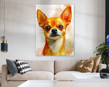 Chihuahua hond dierenkunst #hond