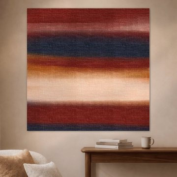Abstract art in vivid warm colors
