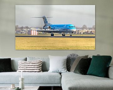 KLM Cityhopper Fokker 70.