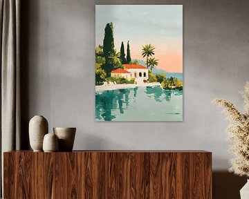 Villa d'été au bord de l'eau sur Gypsy Galleria