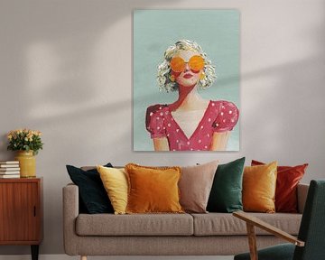 Portrait d'été avec lunettes de soleil sur Gypsy Galleria