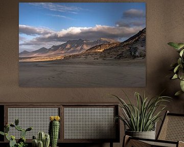 Montagne Fuerte Ventura et couverture nuageuse sur Bfec.nl