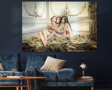 Corps enchevêtrés sur Dirk Lahuis