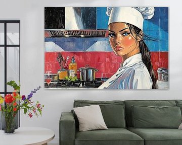 Femme Cuisine | Chef Femme sur OMG Art