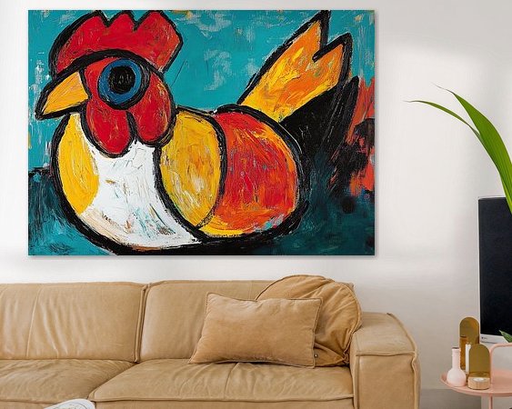 Example of the artwork in a room