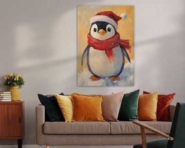 Noël des pingouins | Joie des pingouins en hiver