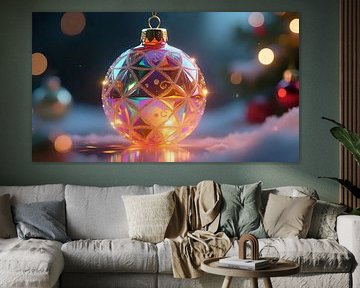 Magic in a Christmas bauble by Jean Pierre