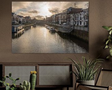 Stadtbild im Zentrum von Breda (Niederlande) von Ruud Morijn