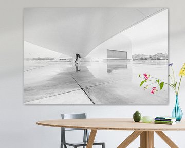 Centro Niemeyer in Avilés, Spanje van Peter Haastrecht, van