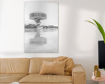 Centro Niemeyer in Avilés, Spanje van Peter Haastrecht, van