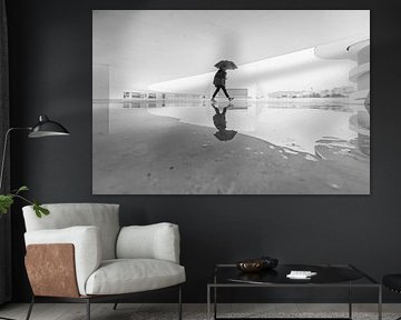 Centro Niemeyer in Avilés, Spanje van Peter Haastrecht, van