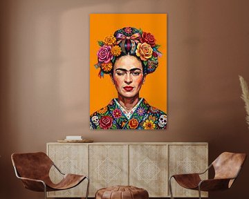 Tangerine Frida by Marja van den Hurk