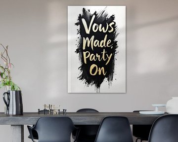 Geloften gemaakt, feesten maar van Contributor