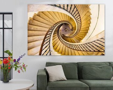 Die Wendeltreppe im Museo do Pobo Galego