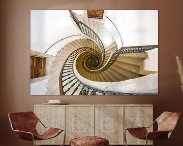 Die Wendeltreppe im Museo do Pobo Galego