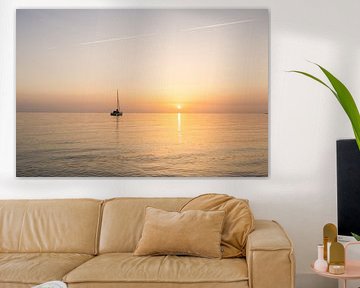 Lever de soleil sur la Costa espagnole sur Peter Haastrecht, van