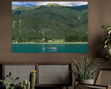 aan de Weissensee in Karinthië, Oostenrijk