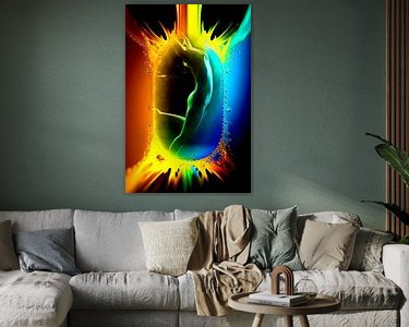 Example of the artwork in a room