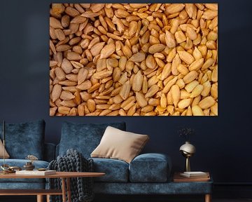 Graines de tournesol saines fond alimentaire texture snack sur de-nue-pic